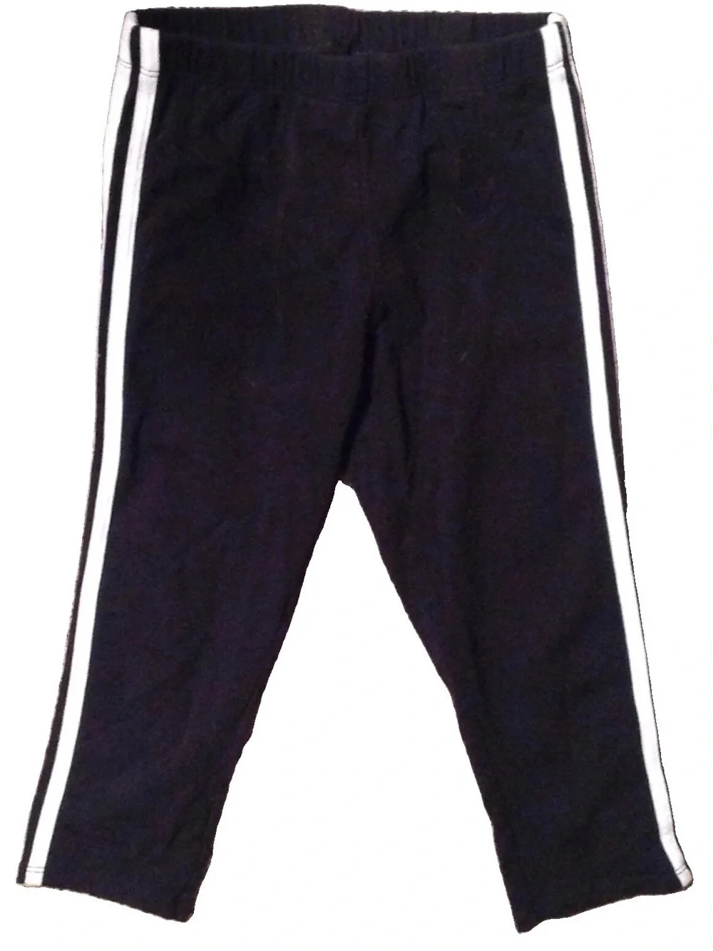SO Capri Athletic Leggings Little Girls Size 8 Medium Black White